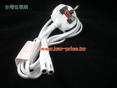UK white 1.8m C7 Adapter Power cable