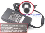 DELL 19.5V 9.23A 筆電變壓器， 筆電電源供應器，筆電充電器 7.4 x 5.0mm 