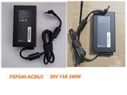 FSP 20V 12A 筆電變壓器， 筆電電源供應器，筆電充電器 5.5 x 2.5mm 